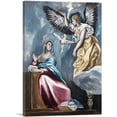 thumbnail image 1 of ARTCANVAS Annunciation 1603 Canvas Art Print by El Greco - Size: 26" x 18" (1.50" Deep), 1 of 9