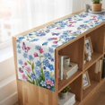 thumbnail image 6 of Table Runners 72 Inches Long Dress Scarves, Blue Spring Floral Farmhouse Kitchen Table Runner, Coffee Tablerunners, Pink Flowers Butterfly Pastoral 14x72 Inch, 6 of 9