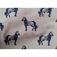 thumbnail image 4 of oneOone Cotton Poplin Fabric Horse Block Decor Fabric Printed BTY 42 Inch Wide, 4 of 4
