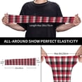 thumbnail image 2 of Sun Protection Arm Sleeves for Men Women, red black buffalo plaid Sleeves to Cover Arms with Thumb Hole Cooling Sleeve, 2 of 6