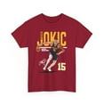thumbnail image 3 of Denver Nikola Jokic #15 Cartoon Basketball Unisex Cotton Tee, 3 of 5