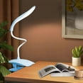 thumbnail image 4 of USB-Powered Clip-On LED Desk Lamp with Flexible Gooseneck, Eye-Caring Reading Light for Office Home Bedroom, Adjustable Clamp Night Light for Study Video Conference Dorm, 4 of 6