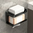 thumbnail image 1 of PRETXORVE Paper Bracket Wall Mounted Oppose Rust-adhesive Paper Bracket, 1 of 6