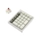 thumbnail image 1 of Teclado numérico mecánico personalizado Q0 Max inalámbrico blanco, 1 of 9