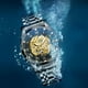 thumbnail image 5 of Relojes Reloj de pulsera mecánico automático para hombre | Correa de cuero | Movimiento dorado | Esfera esqueletizada de 45 mm | Resistente al agua y a los arañazos | Regalo elegante para, 5 of 6