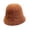 Brown, variant on Womens Vertical Rib Knit Short Crown Bucket Hat with Slim Brim for Spring City Commute Caf茅 Meetup Weekend Window Shopping Soft Light Casual Headwear Beige