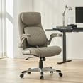 thumbnail image 4 of Nouhaus Posture Ergonomic PU Leather Office Chair. Click5 Lumbar Support with Flip-Up Arms. Modern Executive Chair and Computer Desk Chair, 4 of 8