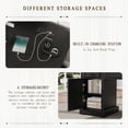 thumbnail image 6 of 60" Farmhouse Executive Desk with File Drawer, Storage Cabinet, Wood Home Office Desk , Rustic Computer Writing Desk for Home, Study, Work, Writing, 6 of 8