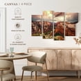 thumbnail image 5 of Elephant Stock Breathtaking Zion National Park Wall Art - Horizontal Multi Panel Canvas - Living Room Wall Decor - Nature Multi Panel - Brown And Beige Decor - 36" x 22", 5 of 8