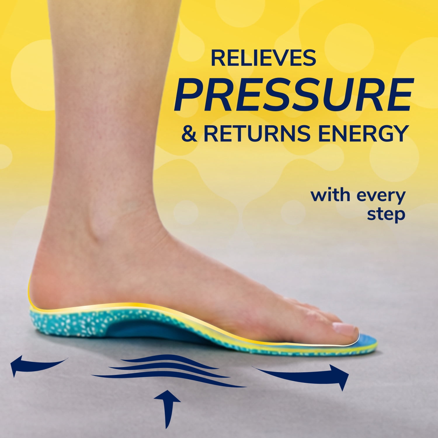 (2 pack) Dr. Scholl's 24-Hour Energy Multipurpose Insoles for Women, Size 6-10