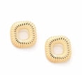 thumbnail image 4 of Vintage Minimalist Style Textured Hollow Geometric Earrings European and American Light Luxury Style Metal Square Earrings for Women, 4 of 6