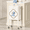 Blue and White Porcelain, variant on Mrbin Motion Sensor Kitchen Garbage Can with Wheel Legs, 36L / 9.5gal Large Trash Can Automatic Metal Garbage Bin Narrow, Blue and White Porcelain