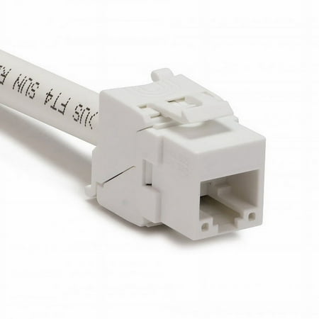 UPC: 0849160009337 | Platinum Tools Cat6A Keystone Jack – White