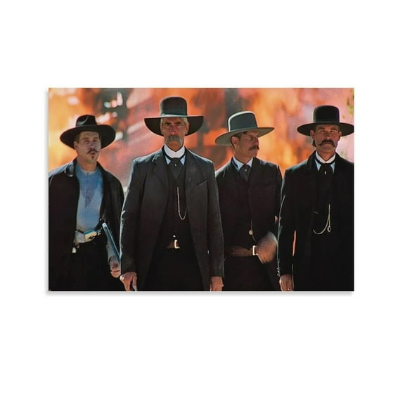 Movie Tombstone Poster Art Wallpaper (7)-Wall Art Painting On Canvas Wall Art Poster Scroll Picture Print Living Room Walls Decor Home Posters