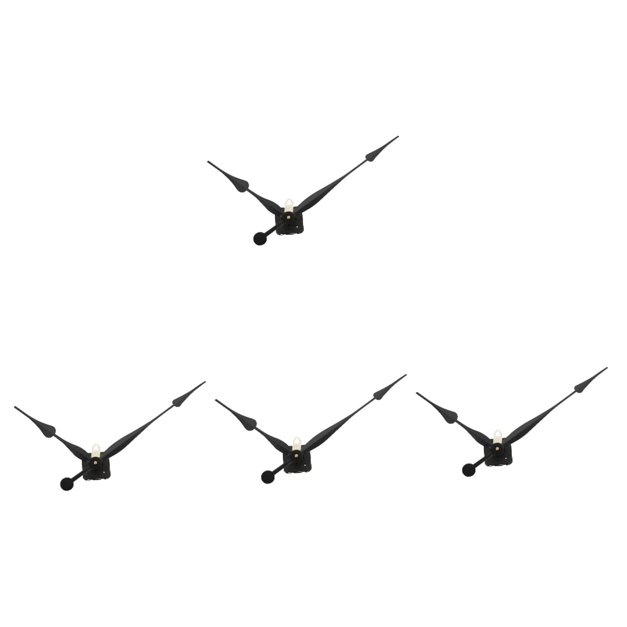 unbranded 4 Sets  of Practical Clock Movement DIY Clock Movement Clock Mechanism Replacement
