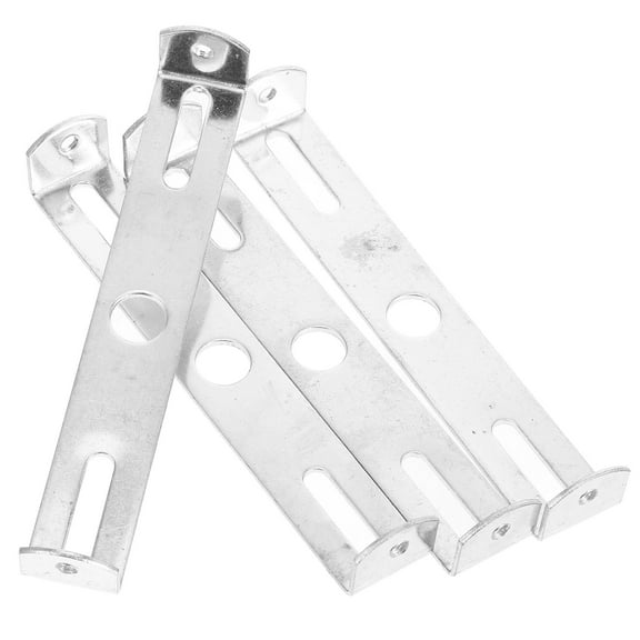 WORGEOUS  4 Pcs Hanging Plate for Light Ceiling Fan Mounting Bracket Silver