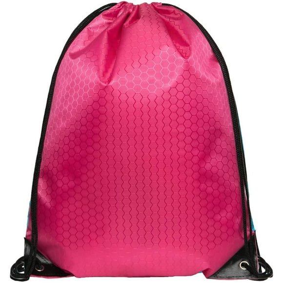 Cinch Bags Drawstring Backpack Not See-through Pull String Bag-Football Pattern