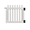 Flat Top Gate, variant on 3.5ft H x 6ft W (1 Panel + 1 Post) No Dig WamBam All American Scallop Top Fence Kit, White Vinyl Picket Fence, Easy Install Outdoor Fence for Backyard or Patio, DIY Decorative Fencing, ZP19041