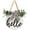 White Hello, variant on XIMEI Hello Spring Wreaths for Front Door, White Horizontal Round Wreaths, Housewarming Gift, Farmhouse Wood Door Hanger for Indoor/Outdoor/Classroom/Yard/Porch Decor