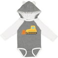 thumbnail image 3 of Inktastic Bulldozer Construction Truck Boys or Girls Long Sleeve Baby Bodysuit, 3 of 5