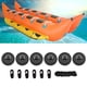thumbnail image 3 of Anillos en D de material acero inoxidable Parches Kayak Elástico Cuerda elástica Ganchos Paddleboard PVC Inflable Barco Paddle Board Canoa Cubierta Kit de Negro DYNWAVEMX Aparejo de cubierta de kayak, 3 of 8