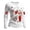White, variant on Womens T Shirts 2026 Long Sleeve Carnival Print T Shirt Round Neck Casual Top For Festive Celebration Fashion Clothes