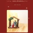 Nativity Scene Figurine Resin Jesus Christ Statues Figurines