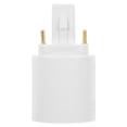 thumbnail image 1 of KAKOWELY light bulb sockets G24d To E27 Adapter Heat Resistant Fire Resistant Converts 2-Pin Based Fixture To E27 Standard Screw-In Socket For Led Bulbs Light Fixtures, 1 of 4