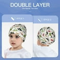 thumbnail image 6 of Xecao Cute Dinosaurs Print Beanie Hat Toddler Girls Boys, Baby Hats Winter Warm Knitted Thermal, Kids Winter Caps, 6 of 7