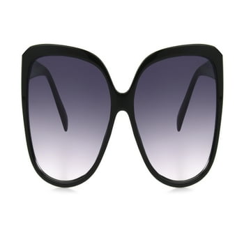 Sunsentials By Foster Grant Women's Butterfly Black Sunglasses