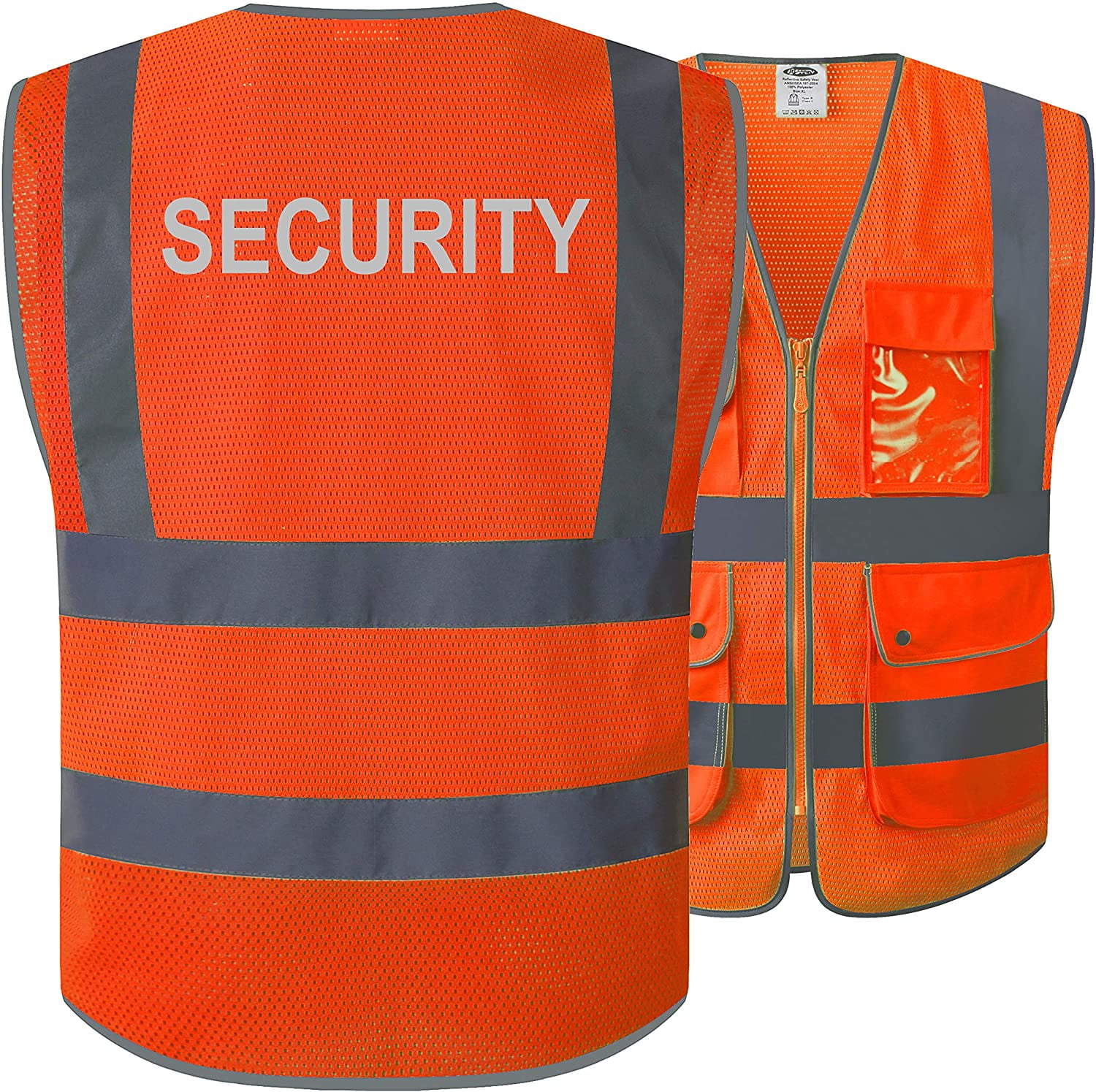 SECURITY HOODIE *** Safety Orange or Safety Green *** S-5XL *** Guard Uniform 