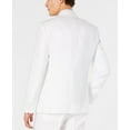 thumbnail image 2 of Bar Iii Mens Slim fit Sport Coat Blazer 38 R White Solid Stretch Linen, 2 of 4