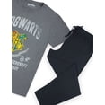 thumbnail image 2 of Harry Potter Mens Grey Short Sleeve Long Leg Pyjama Set, 2 of 4