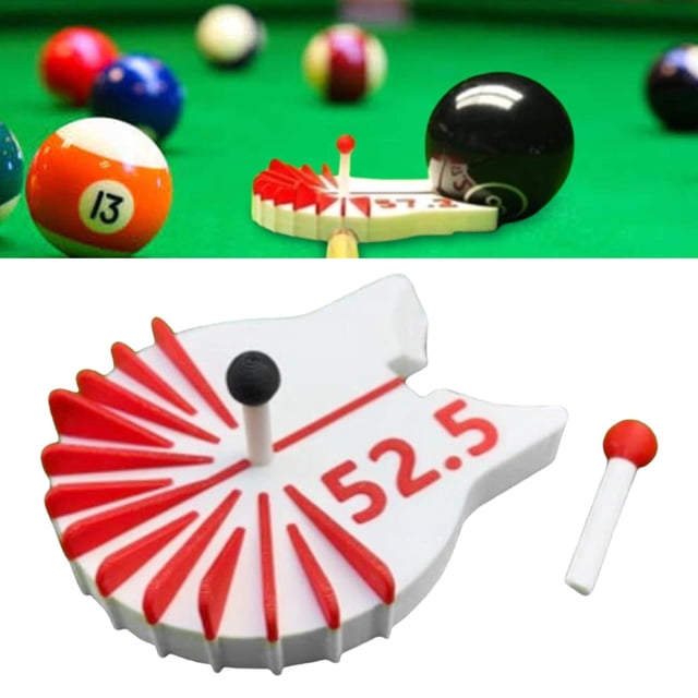 Accesorios para el entrenamiento de puntería de billar, prácticos y portátiles, con múltiples ángulos, piezas de ayuda para el entrenamiento de billar