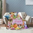 thumbnail image 4 of Animal Crossing Blanket Fuzzy Plush Bed Blanket Cozy Fluffy Air Condition Quilt For Adults Kids, 4 of 6