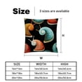 thumbnail image 5 of Snail Chair Pillow Covers Set of 2 Throw Pillow Decorative Pillows Velvet with Unique Patterns for Various Occasions - Available in 16x16, 18x18, and 20x20 Inches, 5 of 6