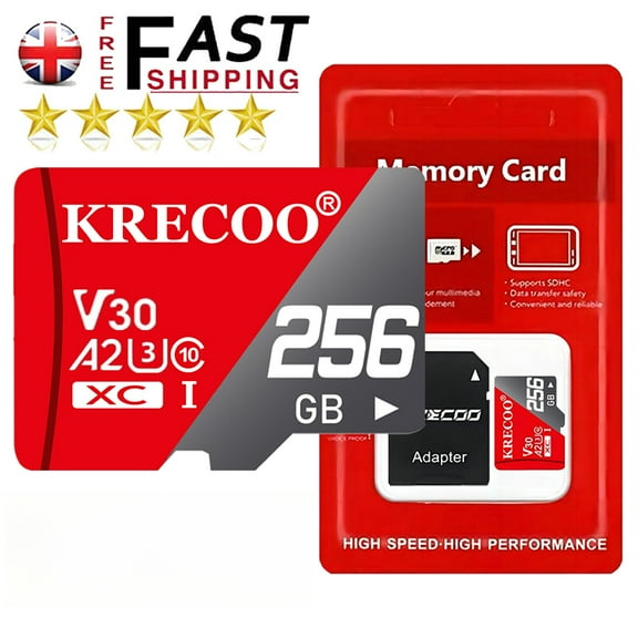 High Endurance 256GB MicroSDHC Flash Memory Card High Performance 1080P Full HD 140MB/s Read SDCE/256GB