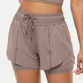 thumbnail image 1 of Women's Quick-Dry Running Workout Sports Shorts, 1 of 8