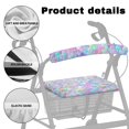 thumbnail image 5 of HELLHERO Coloured Scales Seat and Backrest Covers Rollator Seat Back Cover Breathable Non-Slip Fit Comfortable for Elderly Adults, 5 of 7