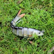 TRUSCEND Swimmax Fishing Lure with BKK Hook, Easy Catch: Wiggling, Vibrating, Rattling with Noise, Heavy-Duty Dyneema Fiber Jointed Swimbait for Bass, Trout, Crappie,Ideal for Family Fishing