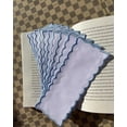 thumbnail image 3 of 10pcs of 18count aida Fabric Blue Edged Blank Bookmarks to Cross Stitch, 18count,8.5x19.5cm 45x120stitch Blank Cotton Counted Cross Stitch Bookmarks, 3 of 4