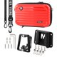 thumbnail image 1 of Bolso delantero plegable de la bicicleta, bolso delantero de la bicicleta del bloque del portador del frente de la bicicleta del bolso de la bicicleta Rojo, 1 of 8