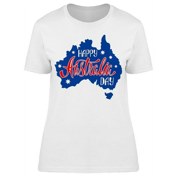 Happy Australia Day, Quote  T-Shirt Women -Image by Shutterstock, Female x-Large