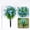 C, variant on Artificial Eucalyptus Sunflower Ball Tree - Durable Fake Plant for Indoor and Outdoor Decoration