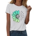 thumbnail image 2 of Everyday Short Sleeve Tops for Women Loose Fit Summer Trendy Blouse, 2 of 6