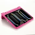 thumbnail image 3 of ELEHOLD Rugged Stand Case for iPad Air 13 inch 2024,iPad Pro 13 inch 2024 Kids Friendly EVA Full Body Protective Handle Grip Kickstand Shockproof Case,Rose, 3 of 8