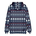 thumbnail image 4 of DPTALR Sweat à Capuche Décontracté pour Hommes Imprimé de Noël Pull à Manches Longues, 4 of 5