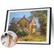 thumbnail image 3 of Kit de pintura por números DIY jardín mano aceite arte imagen artesanía hogar pared decoración (4) FLhrweasw Nuevo, 3 of 9