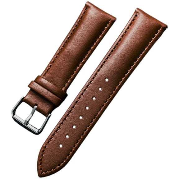 Quick Release Leather Watch Band 20mm 21mm 22mm 23mm Leather Dark brown Watch Strap-20mm