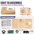 thumbnail image 6 of NautyDaddy DIY Wooden FM Radio Kit, Beginner Level STEM Toy for Kids & Teens, Retro Science Educational Craft, No Soldering, 6 of 6